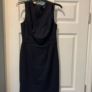 Navy blue pencil dress